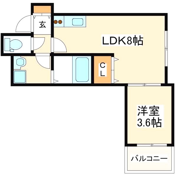 SERIRIA　COMFORT:ABIKO 間取り