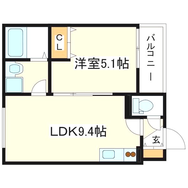 SERIRIA　COMFORT:ABIKO 間取り