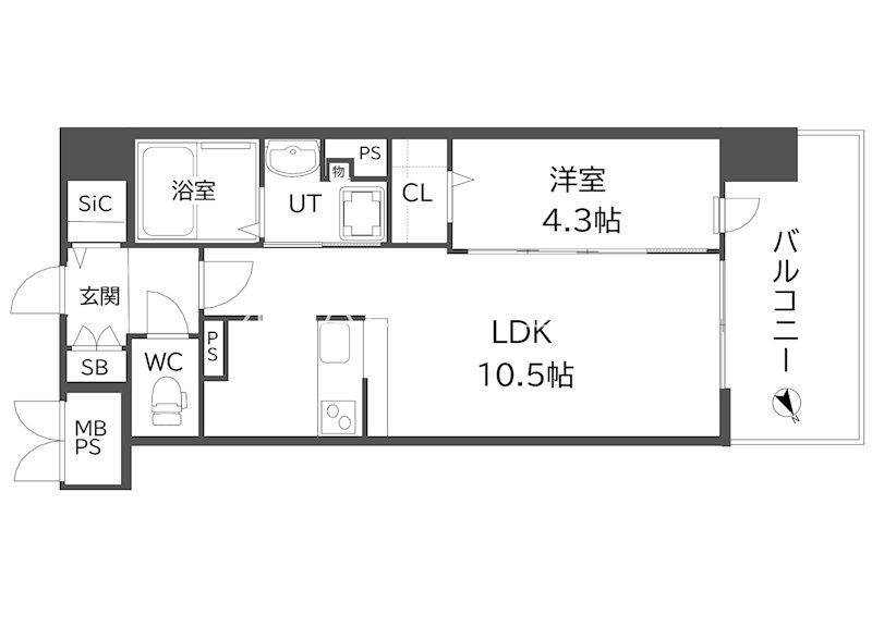サザンネスト住ノ江駅前 間取り