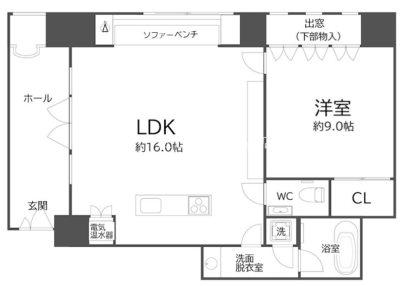 プレミシス岸里 間取り