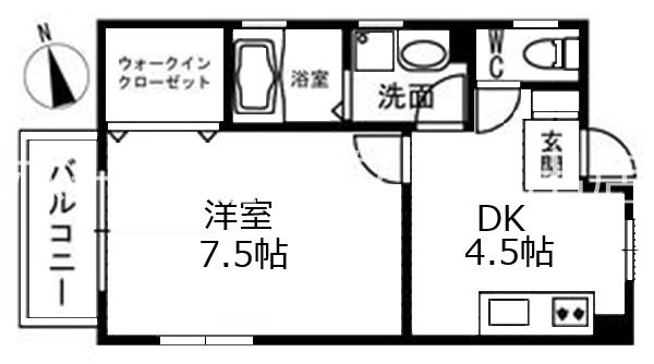 Cozy　Port　K 間取り
