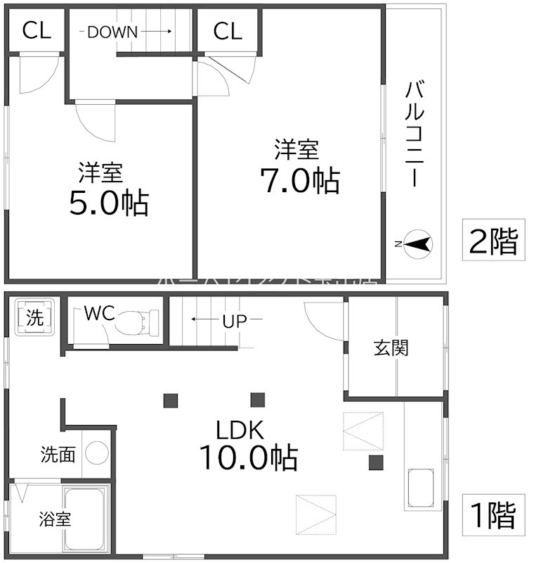 玉出東2丁目戸建 間取り