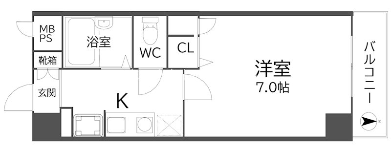 フルーレ住之江 間取り