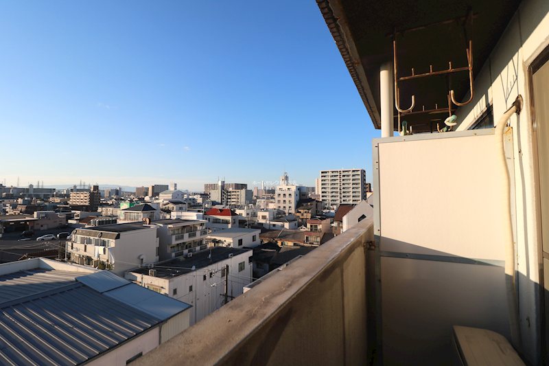 スカイハイツ中加賀屋 ベランダ