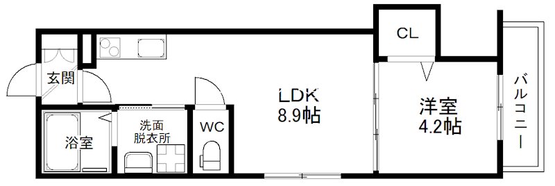 エルグランド住之江 間取り