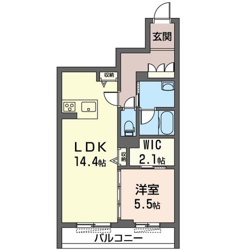 ウェストラヴィーヌ 302号室 間取り