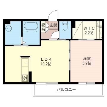 アルページュ 102号室 間取り