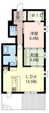 カムイ　ミンタラ　A 101号室 間取り