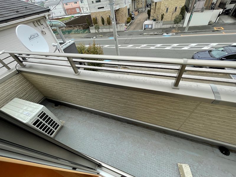 大間木テラスハウス ベランダ
