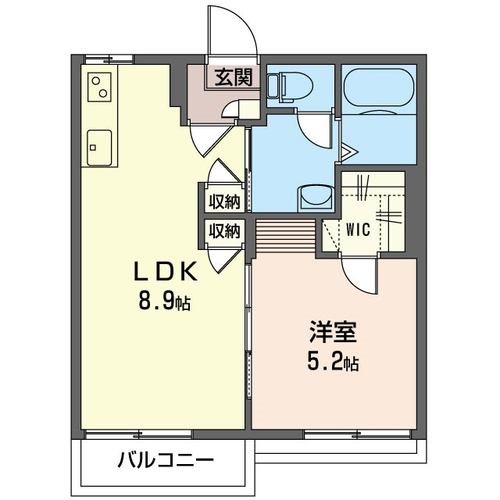 宇田川ハイツ　Ｄ 203号室 間取り