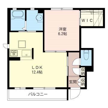 フォレストマスターズB 101号室 間取り