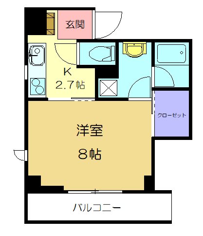 モンターナ南浦和 301号室 間取り