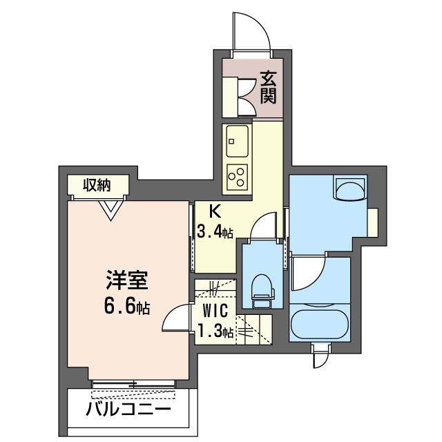 メゾン　ド　ソレイユ 102号室 間取り