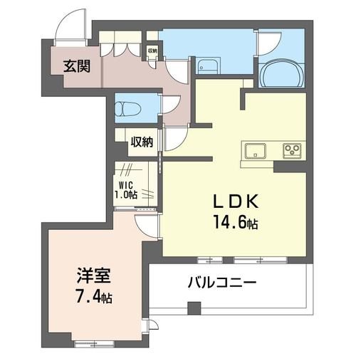 ラヴィベール 204号室 間取り