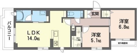 ラヴィベール 403号室 間取り