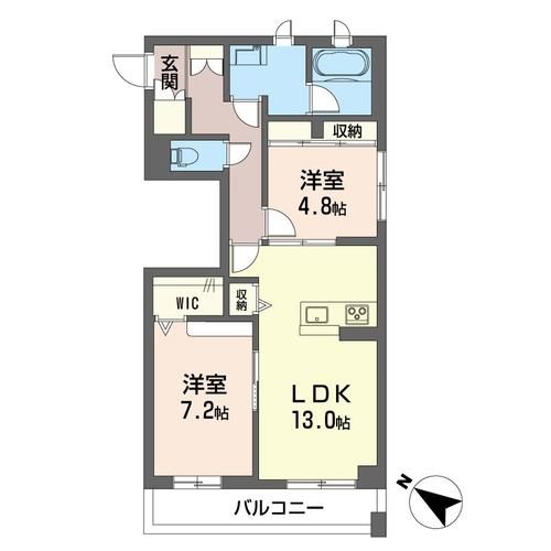 アイアール フェリス 303号室 間取り