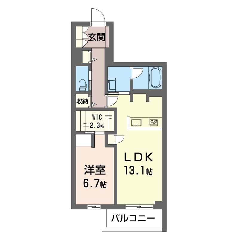 メゾン・フォンターナ 302号室 間取り