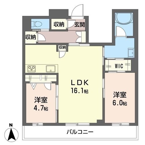 スイートメドウ 間取り