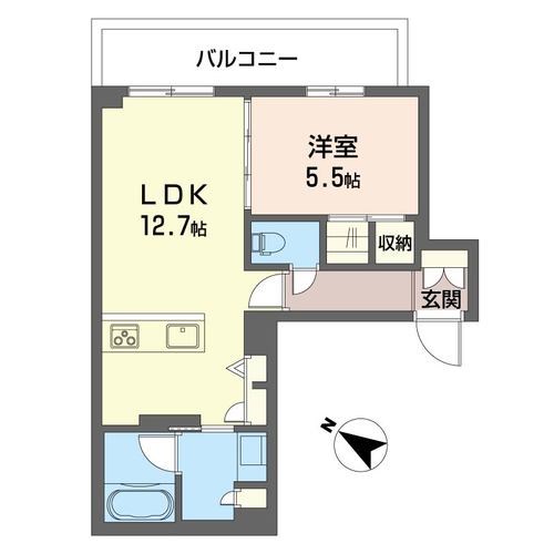 ウィズプラス東川口 401号室 間取り