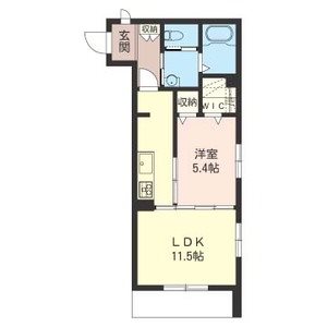 ウィストリア 205号室 間取り