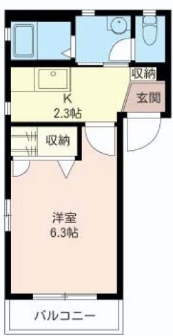 グラントワ・Ｍ 202号室 間取り