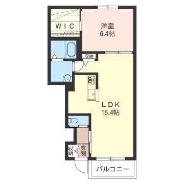 エスペランス  103号室 間取り