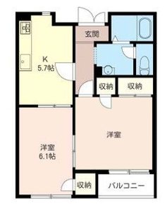 アピア南浦和 201号室 間取り