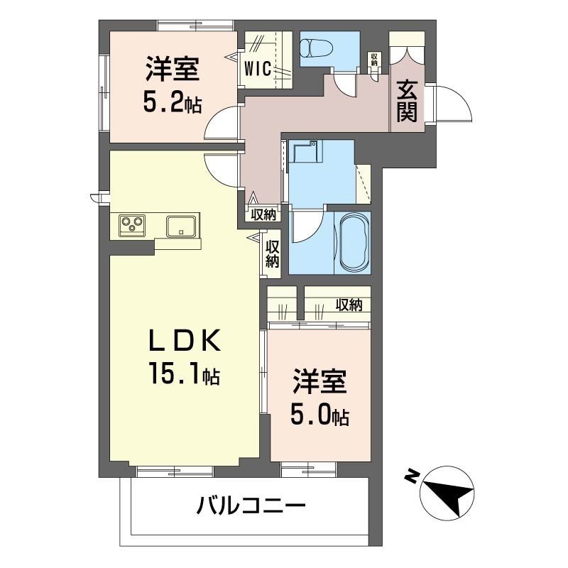 サン宮前 103号室 間取り
