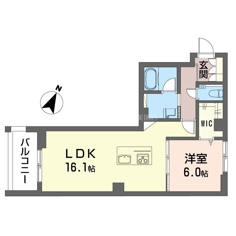 シャン　エトワール 間取り図