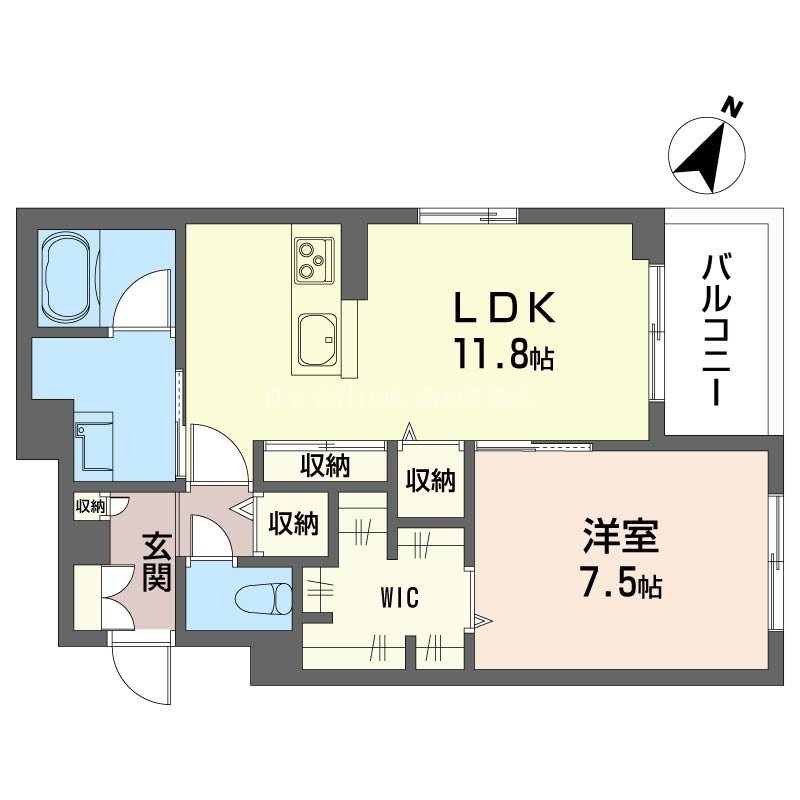 リヴァソーレ 206号室 間取り