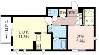 ラ・レーヌ美園 201号室 間取り