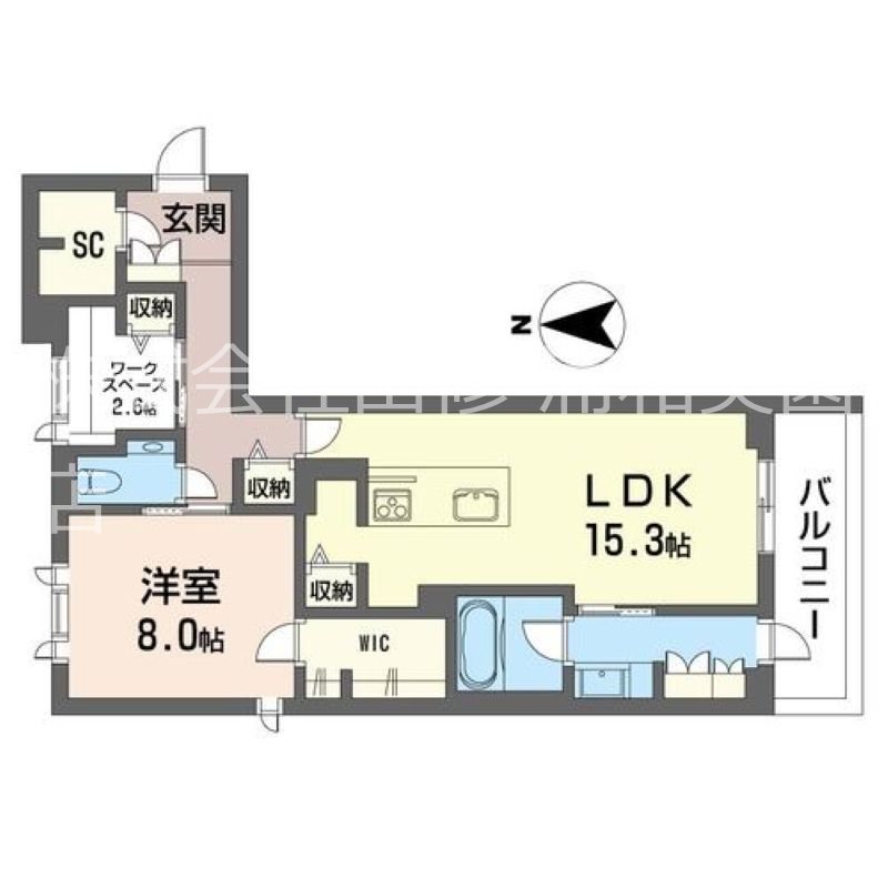 ウィズプラス浦和美園ウエスト　A棟 201号室 間取り