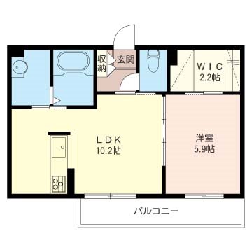 アルページュ 102号室 間取り