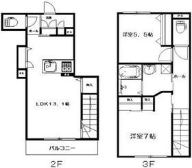 Primevere East【積水ハウス施工築浅メゾネットタイプシャーメゾン】 205号室 間取り