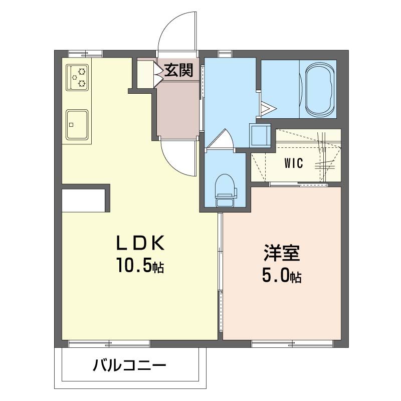 サンハイツ東川口Ｃ 202号室 間取り