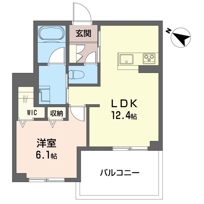 ジョイアスガード浦和美園 102号室 間取り