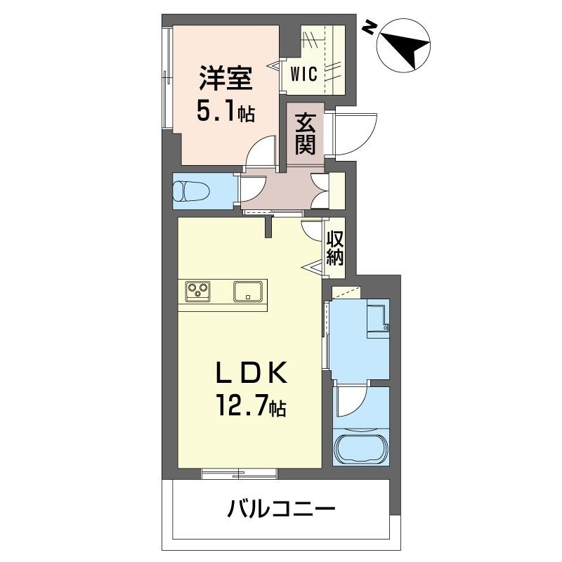 ジョイアスガード浦和美園 103号室 間取り