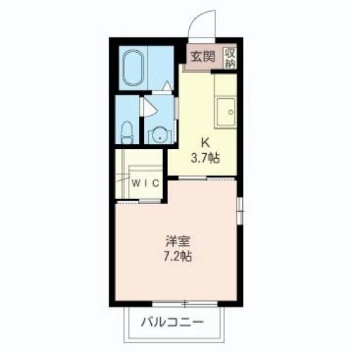 メゾンボナール 201号室 間取り