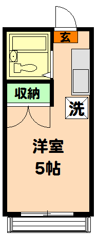 ハイランドコーポ辻【鉄骨造３階建賃貸マンション】  302号室 間取り