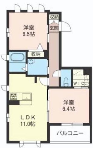 Aria-casta 301号室 間取り