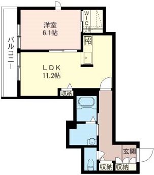 ラ・レーヌ美園 203号室 間取り