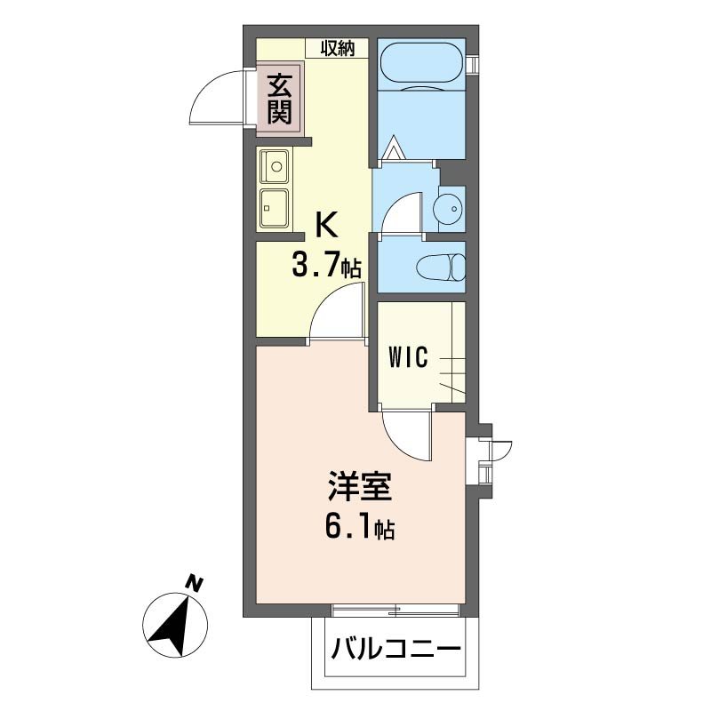 スカイハイツ東川口 103号室 間取り