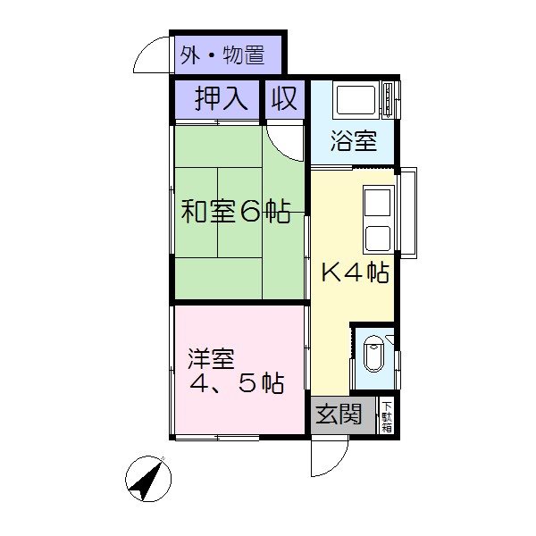 今西貸家 間取り