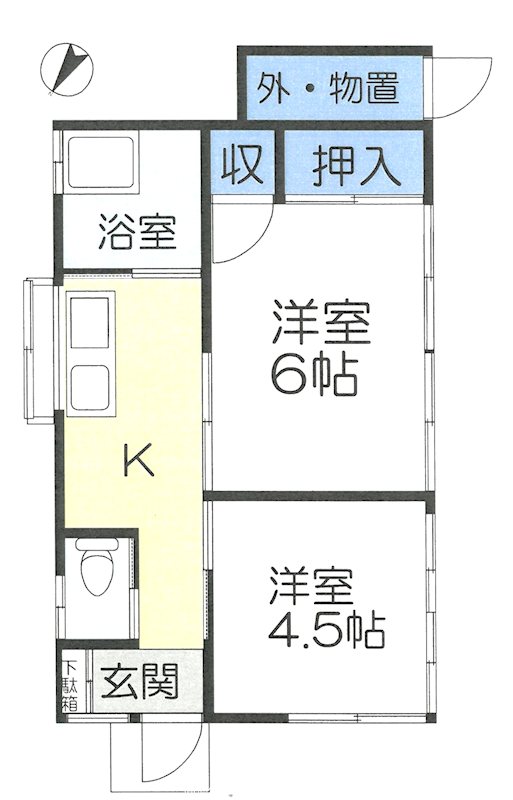 今西貸家 間取り