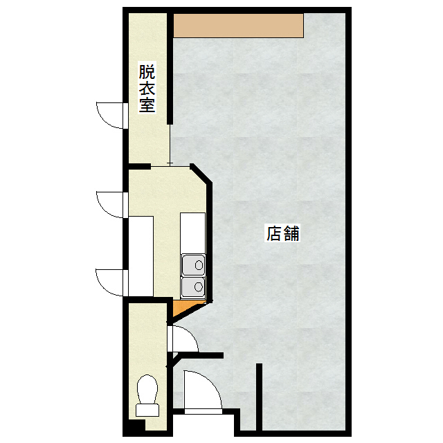 東１条北２丁目８番地２店舗 間取り