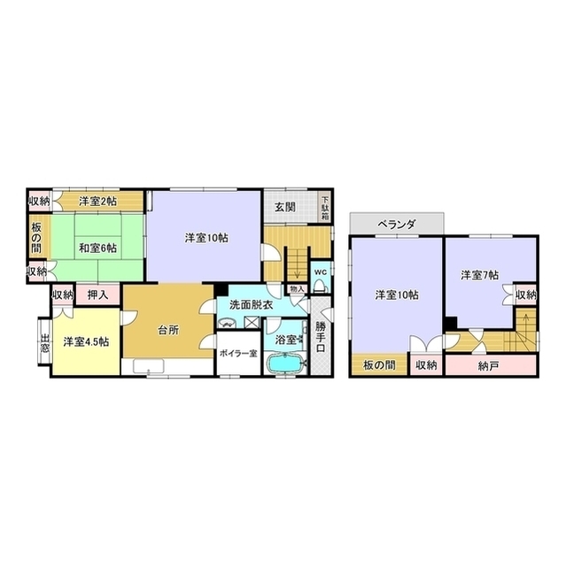 稲美８２番地４７貸家 間取り