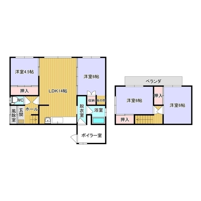 北海道網走郡美幌町元町48番地50 間取り