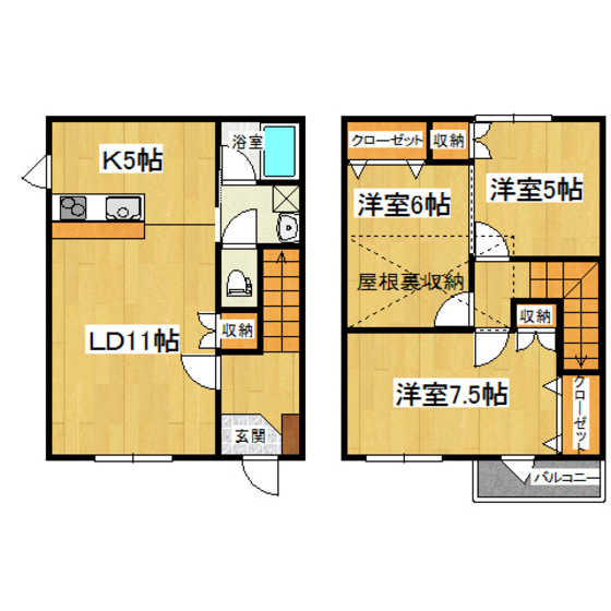 ら・ぼぬーる 間取り