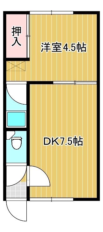東陵ハイツ 間取り