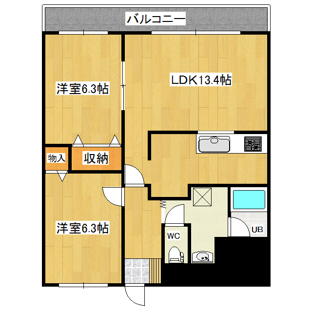 ステイツ中ノ島 間取り